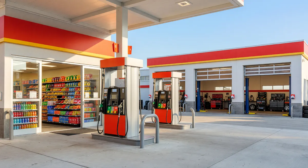Profitable Gas Station with Convenience Store and Repair Shop in Queens County