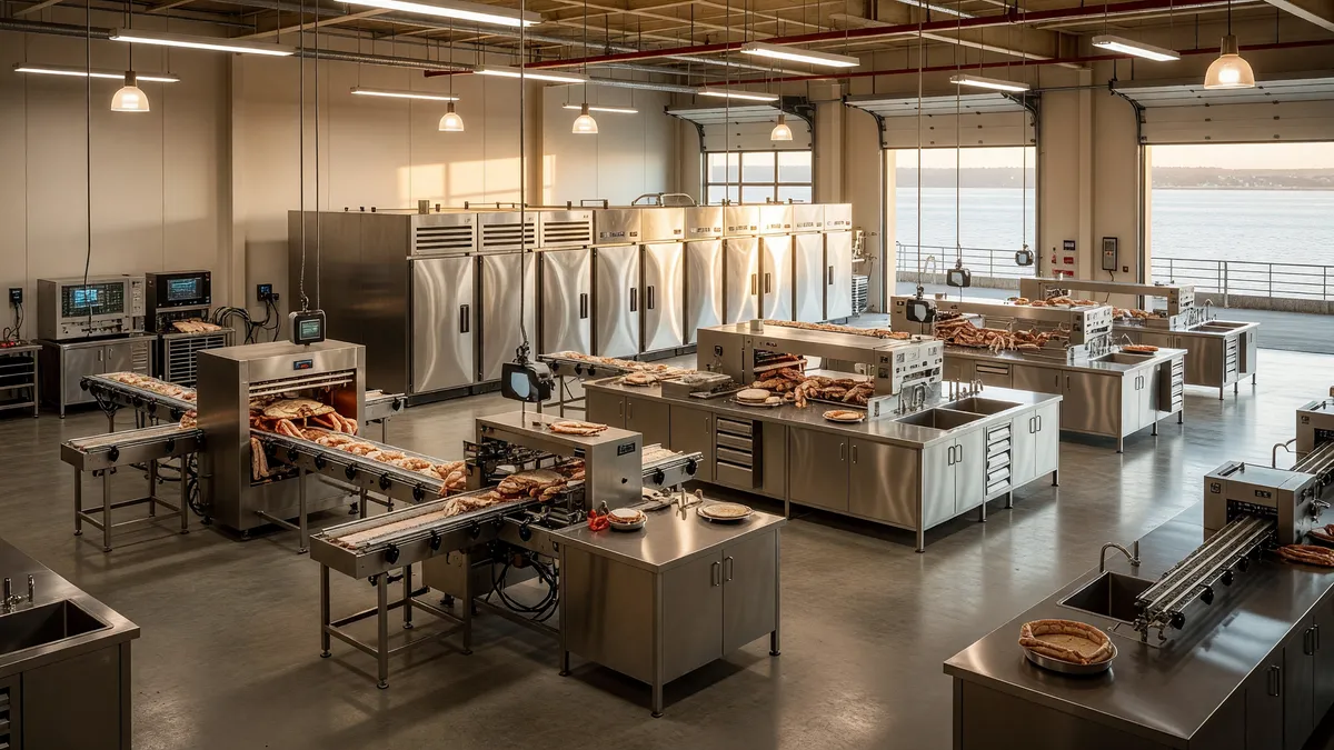 Seafood Processing Facility with Waterfront Access in Ilwaco