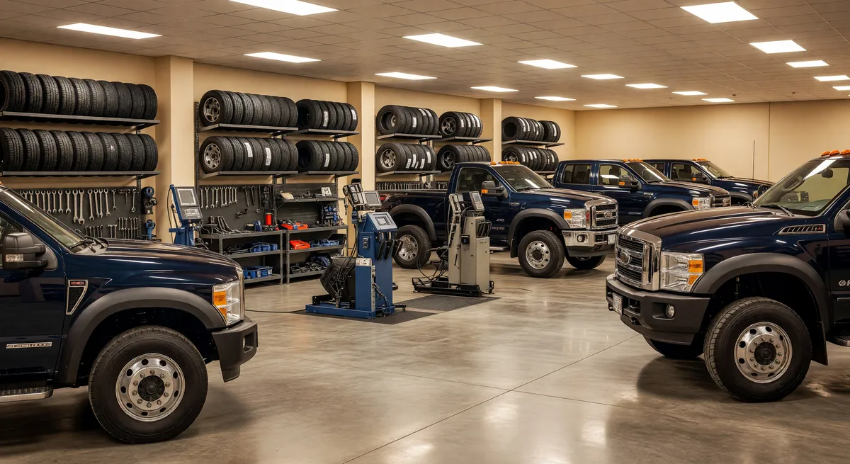 Established Auto Tires & Services Business with Heavy Duty Trucks for Sale