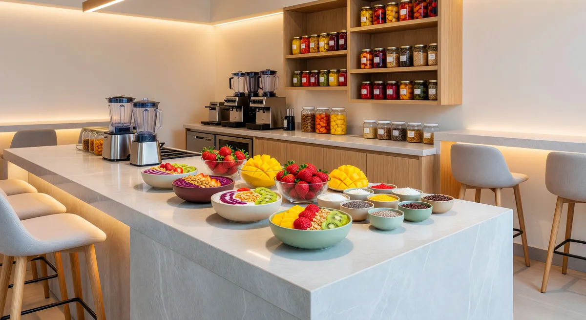 Popular Franchise Smoothie Shop in High-Traffic Retail Area