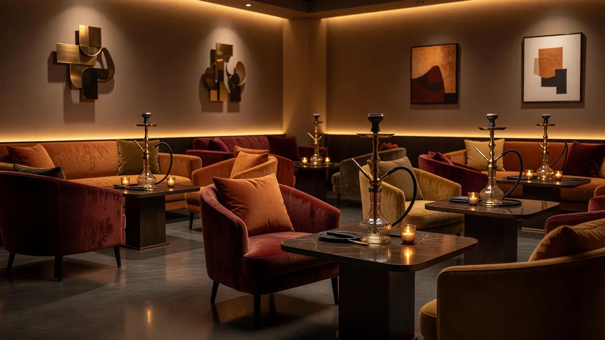 Vibrant Hookah Lounge and Bar for Sale