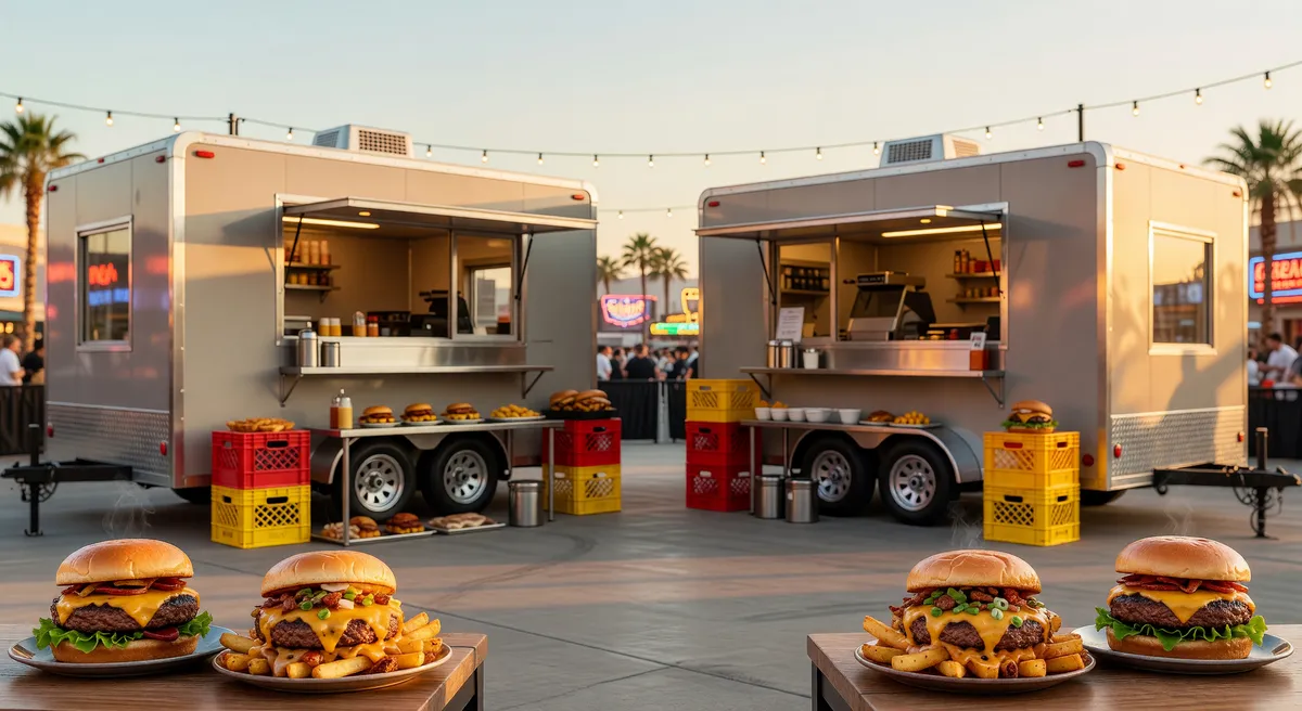 Mobile Smash Burger Business with Two Trailers and Strong Branding