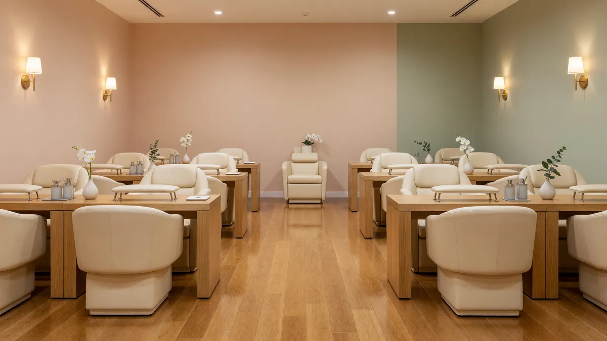 10-Station Nail Salon in North Scottsdale Shopping Center