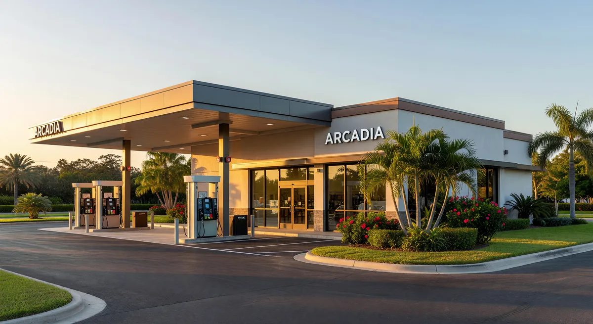 SG 11159 Florida Ft Myers Arcadia Branded Gas Station C Store