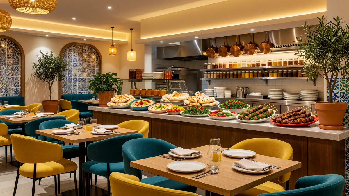Prime Location Mediterranean Restaurant with Strong Foot Traffic