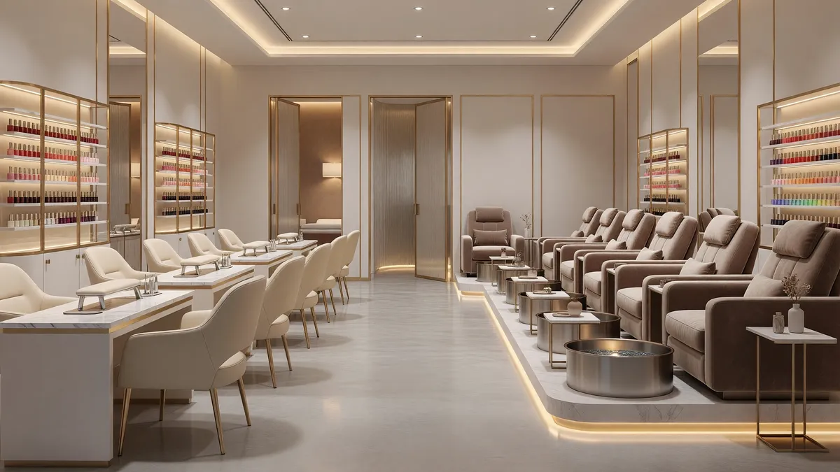 Upscale Nail Salon Great Location – Staffed, Turnkey Opportunity