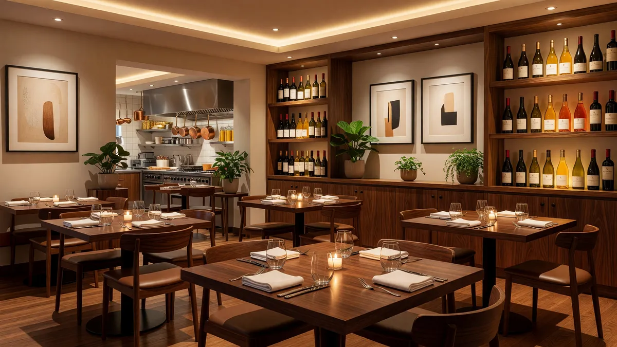Upscale-Casual Restaurant & Wine Bar with Local Sourcing in Western North Carolina