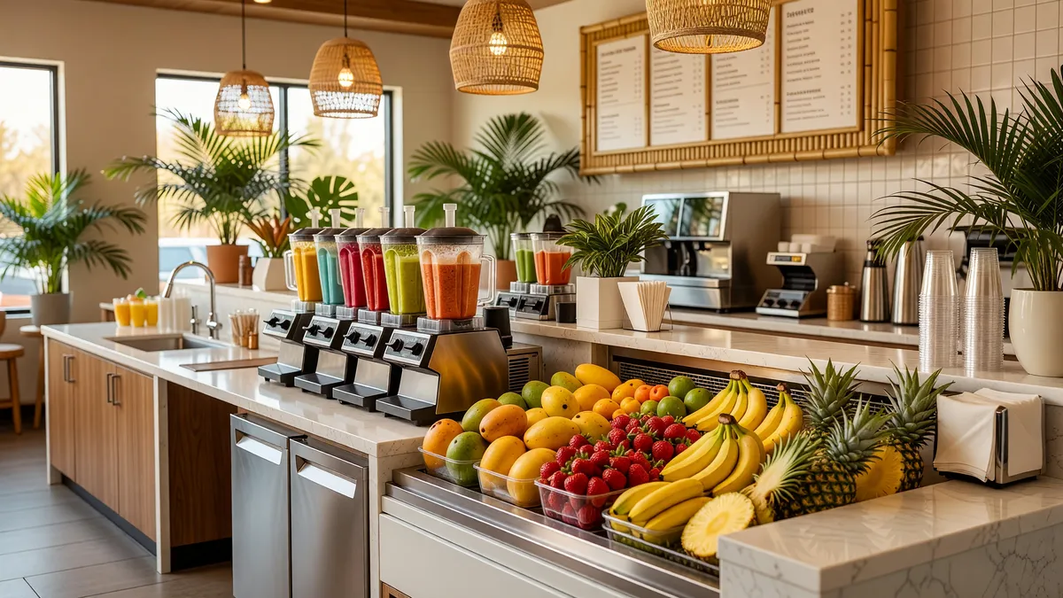 Thriving Tropical Smoothie Franchise Opportunity
