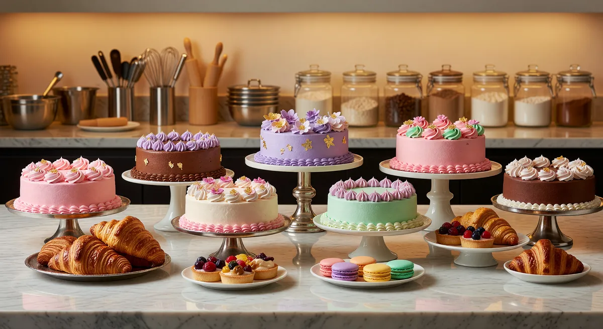 Premium High-End Bakery Featuring Custom Design Creations