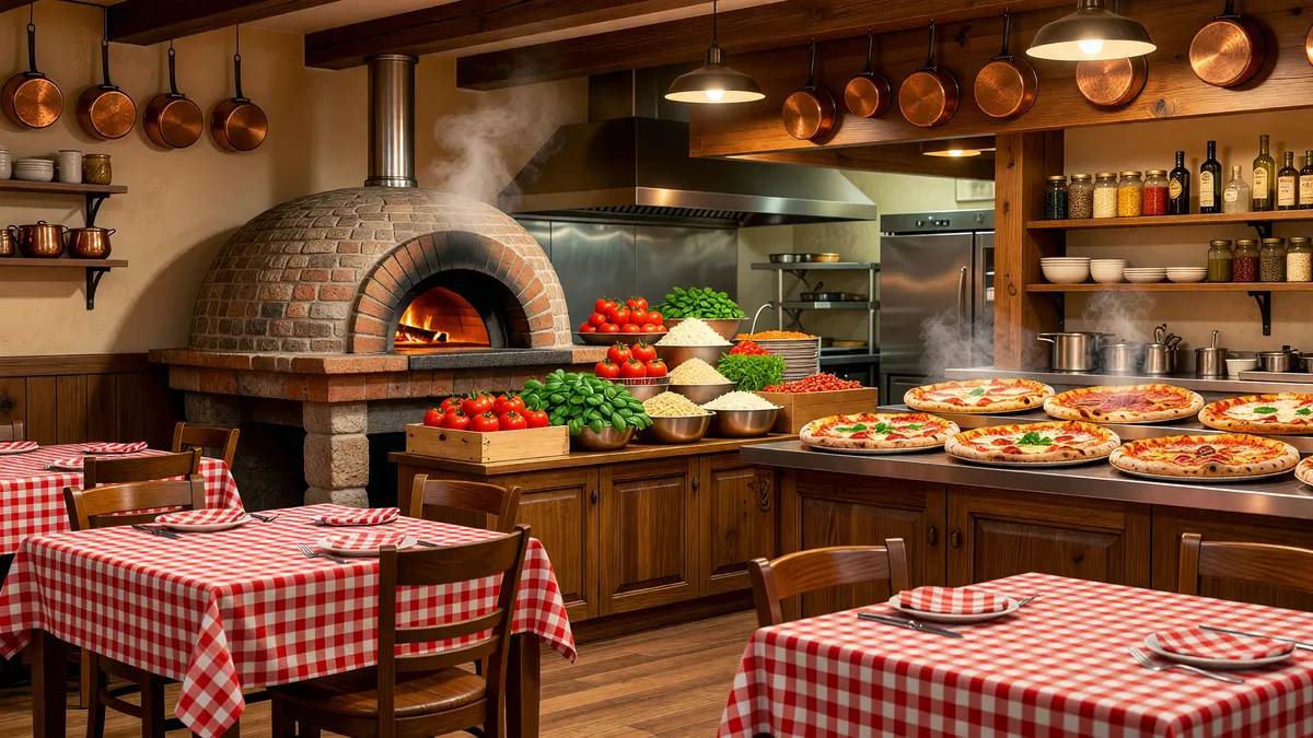 Popular Pizza Restaurant in High-Traffic Area
