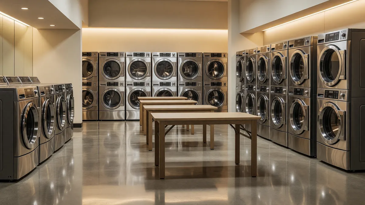 Turnkey, Modern Coin Laundry with Real Estate