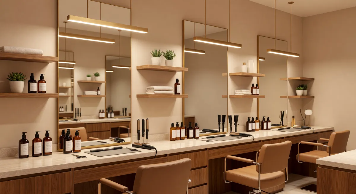Modern Hair Salon with Recurring Revenue Streams