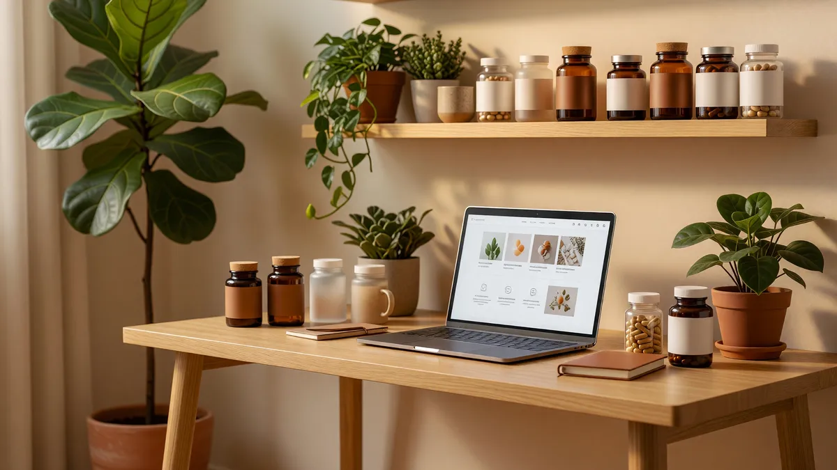 Online Retailer of Natural Dietary Supplements - Home-based