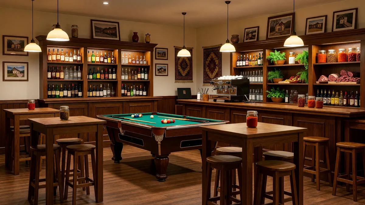 Cozy Neighborhood Bar with Full Bar & Grill Menu