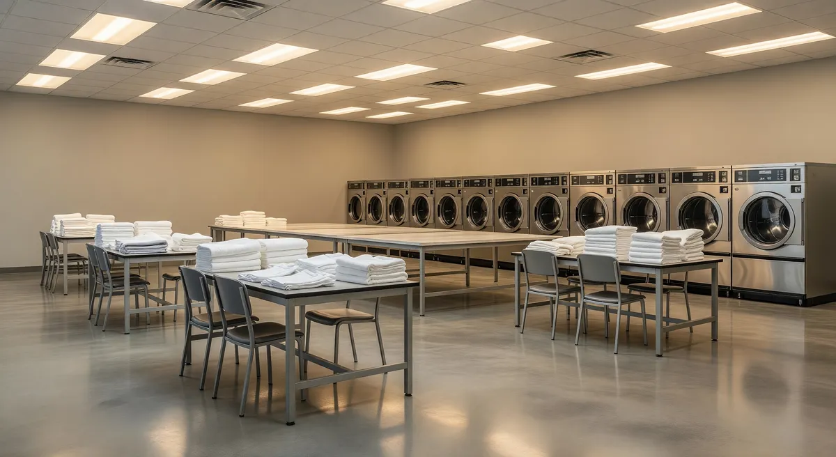 Commercial Laundry Processing Facility in North Shore Massachusetts
