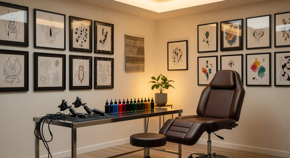Tenured and Growing Tattoo Studio with optional Real Estate