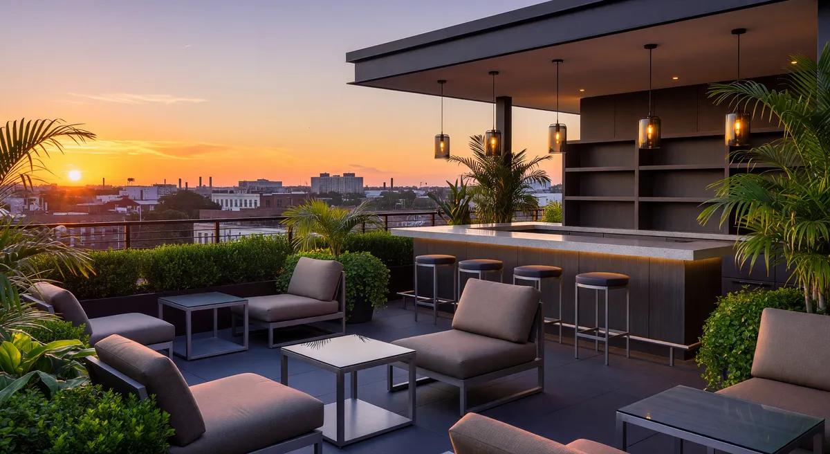 Prime Rooftop Bar & Restaurant Space for Lease in Ybor City