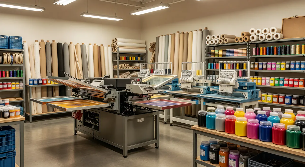 Established Screen Printing/Embroidery Biz Real Estate Available