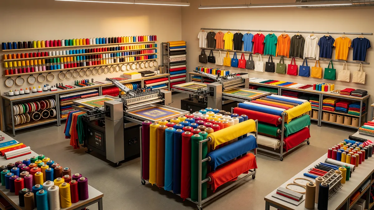 Thriving Screen Printing & Embroidery Business for Sale