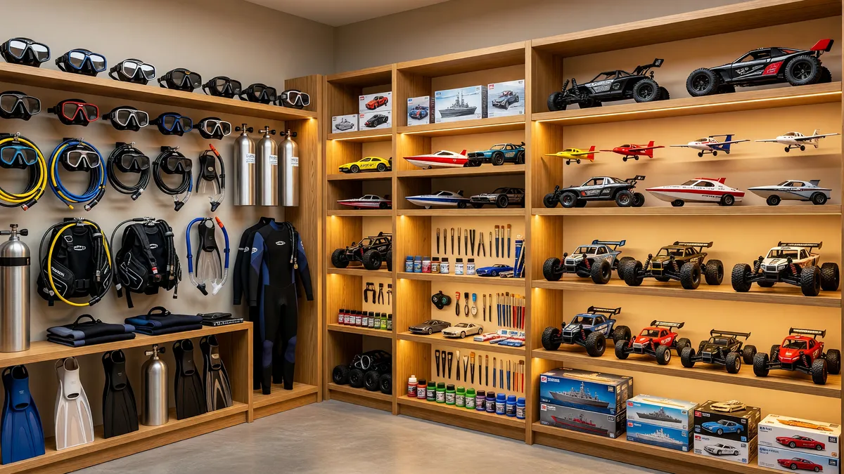 Established Scuba and Hobby Shop Available