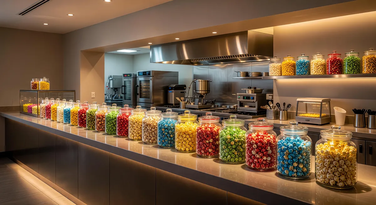 Turnkey Gourmet Popcorn Restaurant in Premier Mall Location