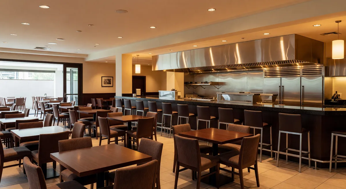 Spacious Restaurant Space for Lease in Barling, AR with Hood and Walk-Ins