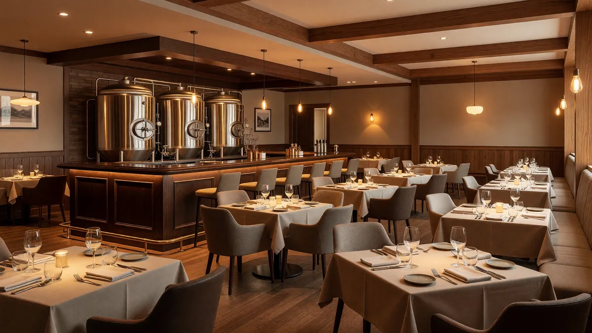 Thriving Restaurant, Brewery, and Bar with Real Estate for Sale