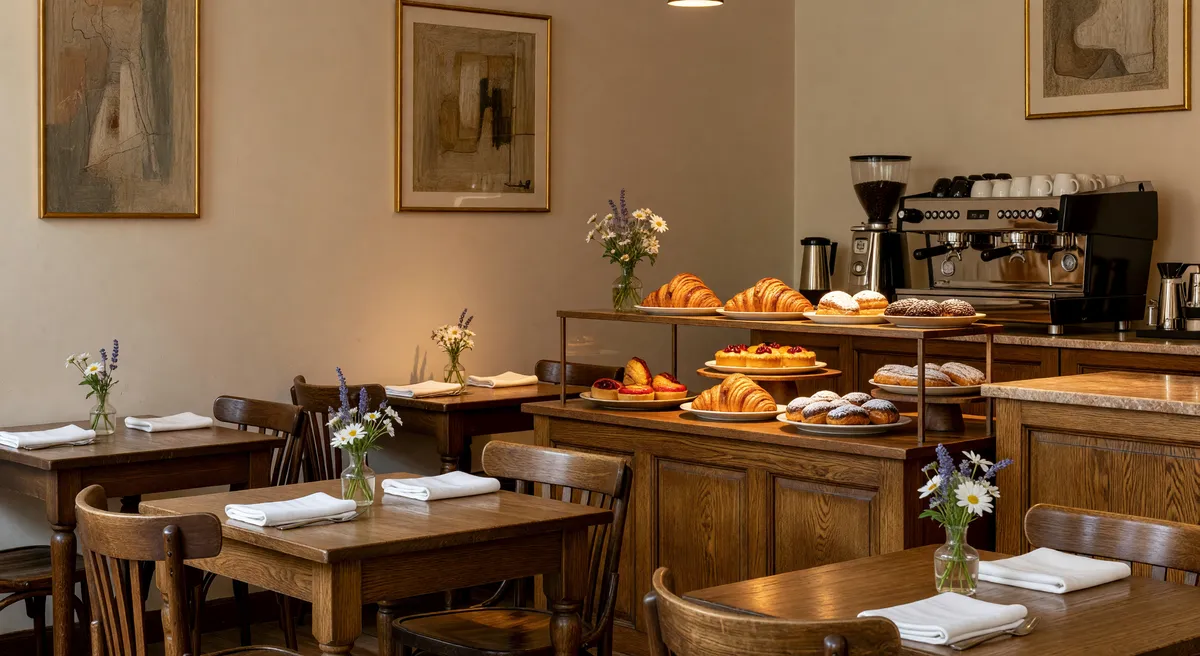 Thriving European Cafe in Vibrant Old Town District for Sale