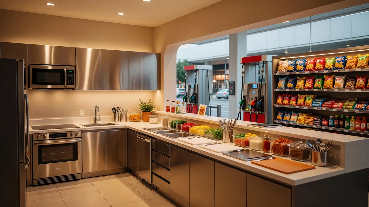 Gas Station Business with Kitchen in Hamilton