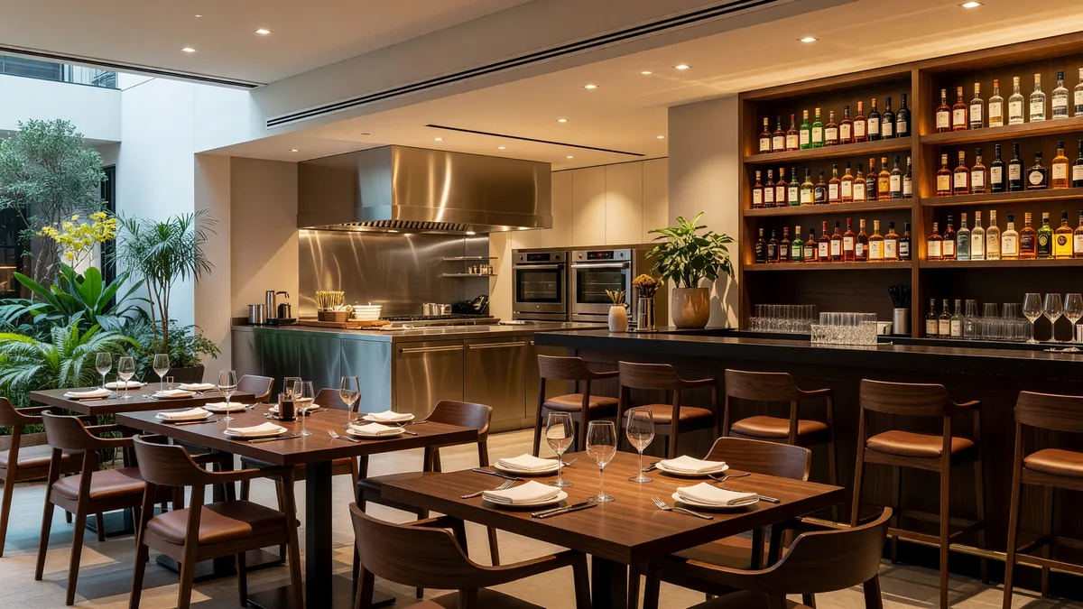 Turnkey Restaurant with Bar in High Traffic Location
