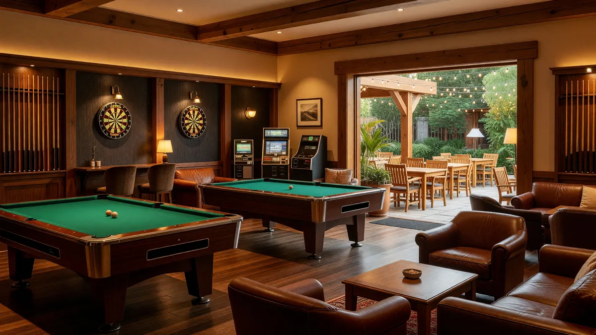 Charming Local Sports Bar with Games and Lottery