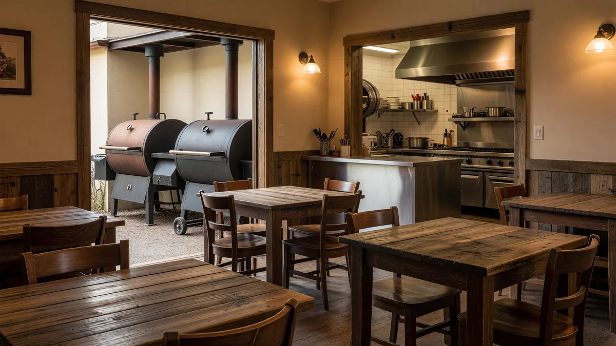 Turnkey BBQ Restaurant in Jacksonville with Smokers - Rent $2,200