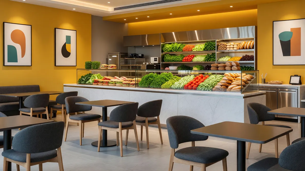 High Visibility Remodeled Franchise Sandwich Shop for Sale