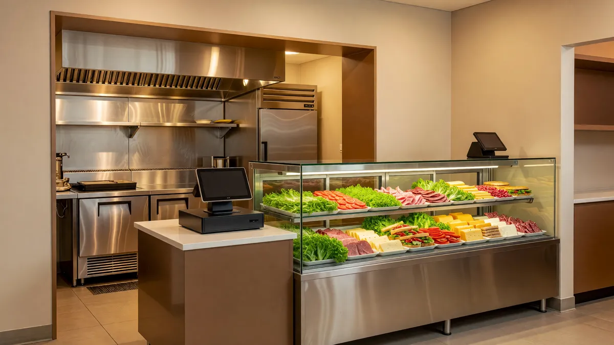 Remodeled Franchise Sandwich Shop in Orlando with Low Rent