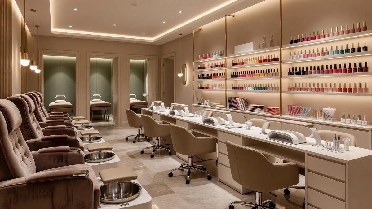 16 y/o Large Nail Salon With 50% Seller Financing!