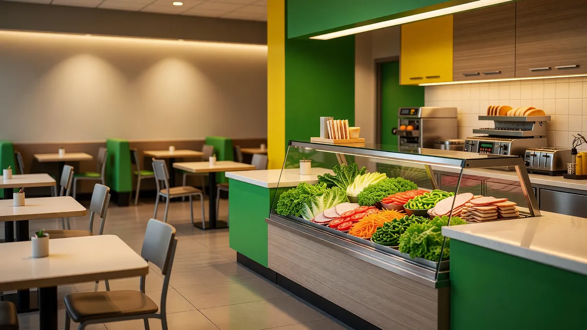 SG 11677 Maryland Baltimore Hanover Subway Restaurant