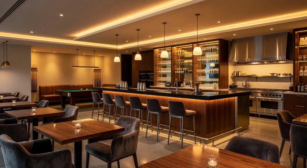 Established Bar, Restaurant, and Pool Hall in Vibrant Downtown Area