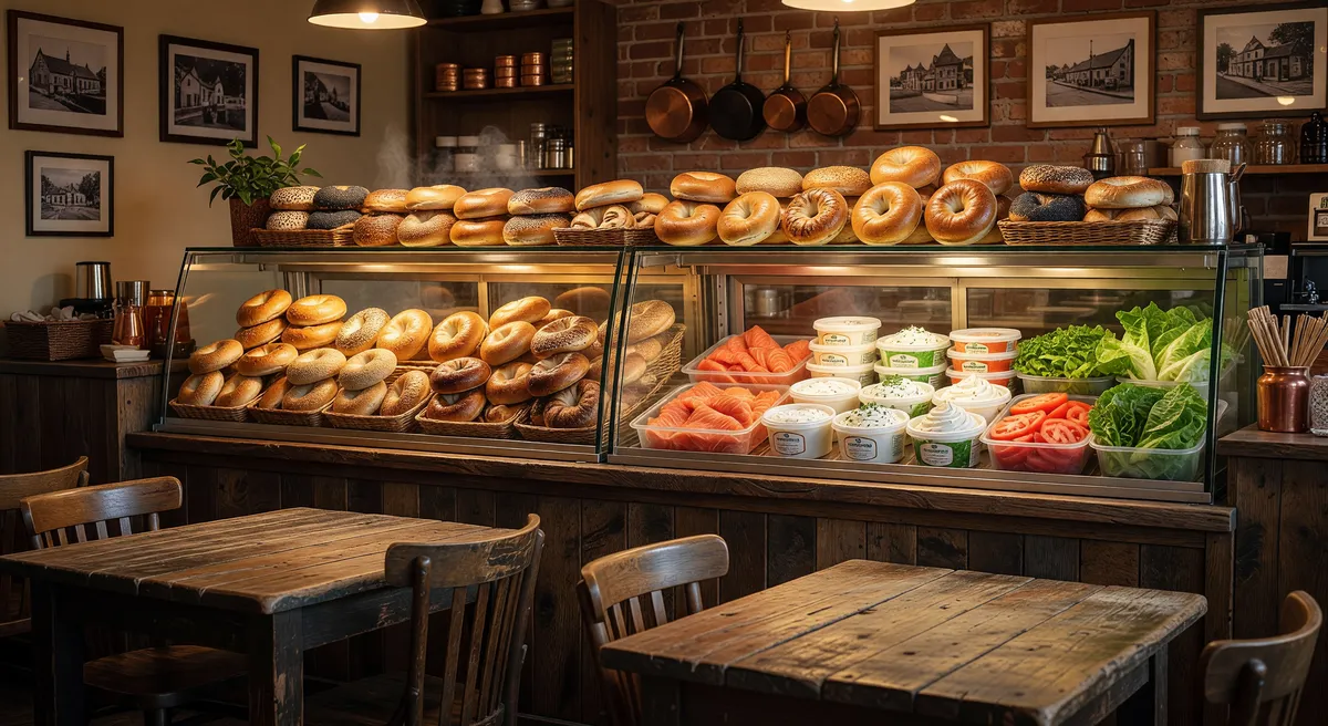 Popular Bagel Shop with Local Following