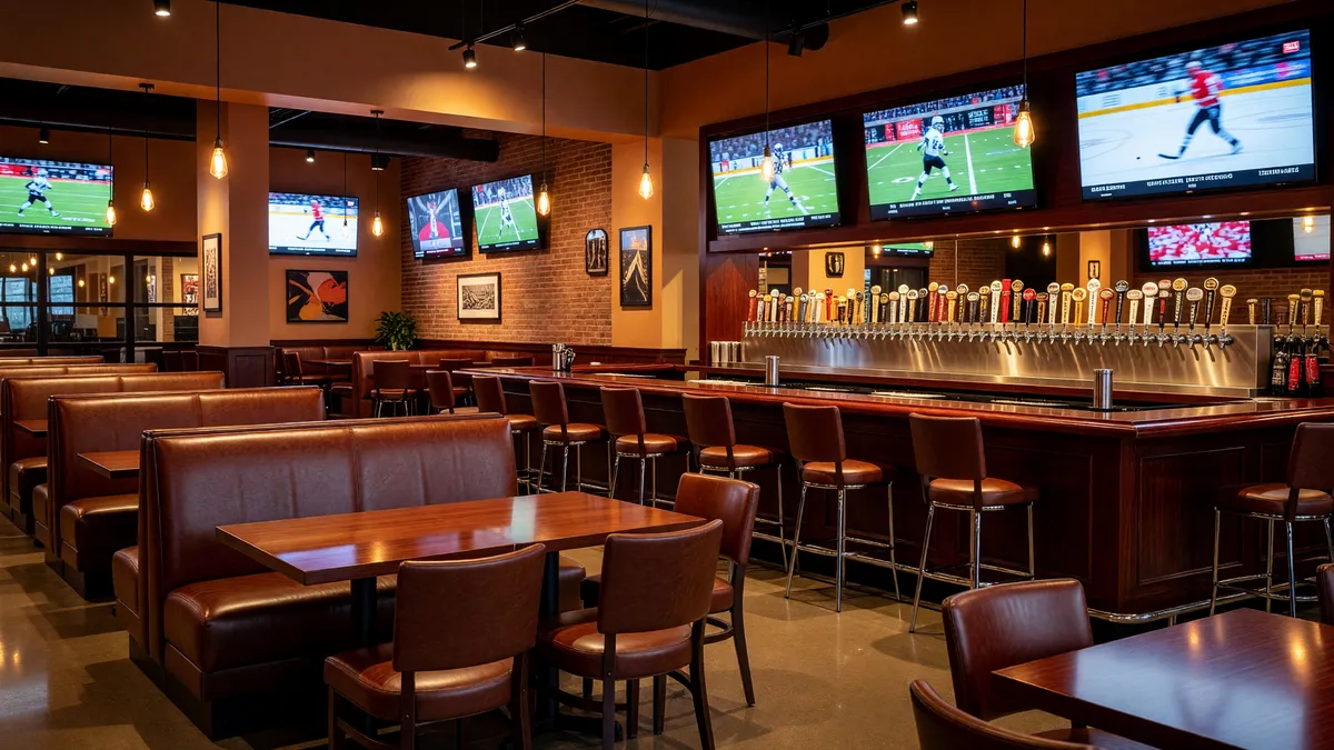 High-Traffic Sports Bar & Grill - Prime Downtown Location