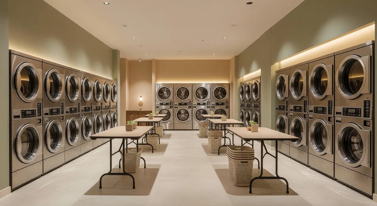 Thriving 3,000 Sq Ft Laundromat with 107 Machines in a Busy Location
