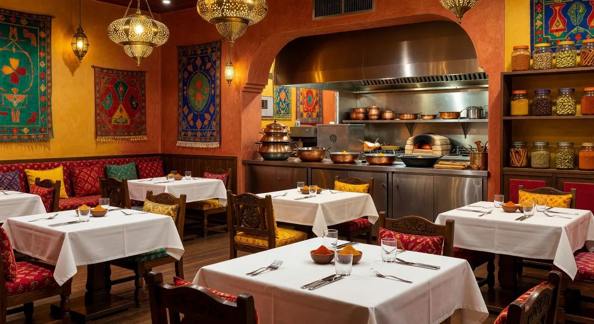 Turnkey Indian Restaurant with Low Rent and Prime Location