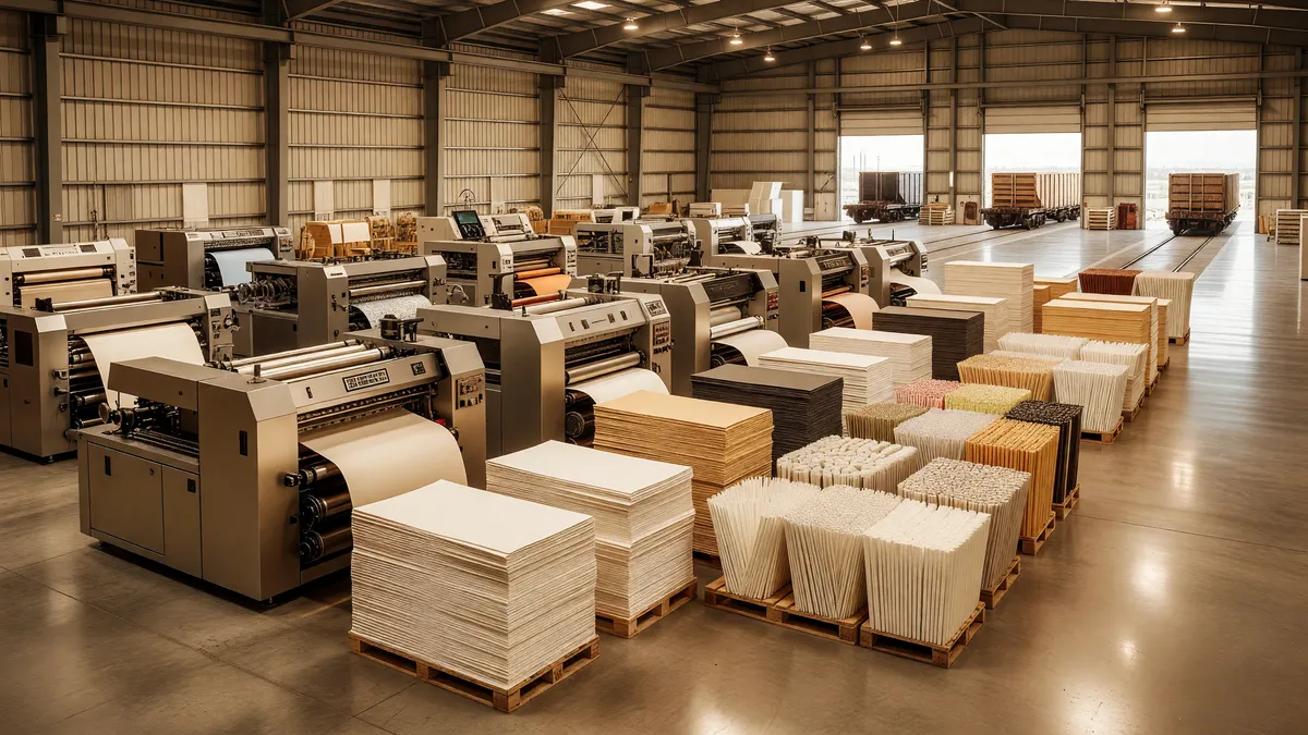 Specialty Paper Distribution & Manufacturing Business with Industrial Real Estate