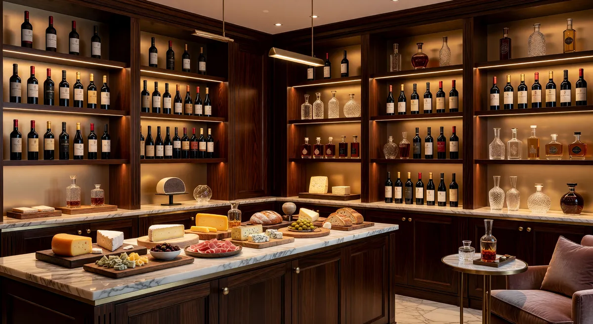 Upscale Wine & Spirits Boutique with Gourmet Offerings
