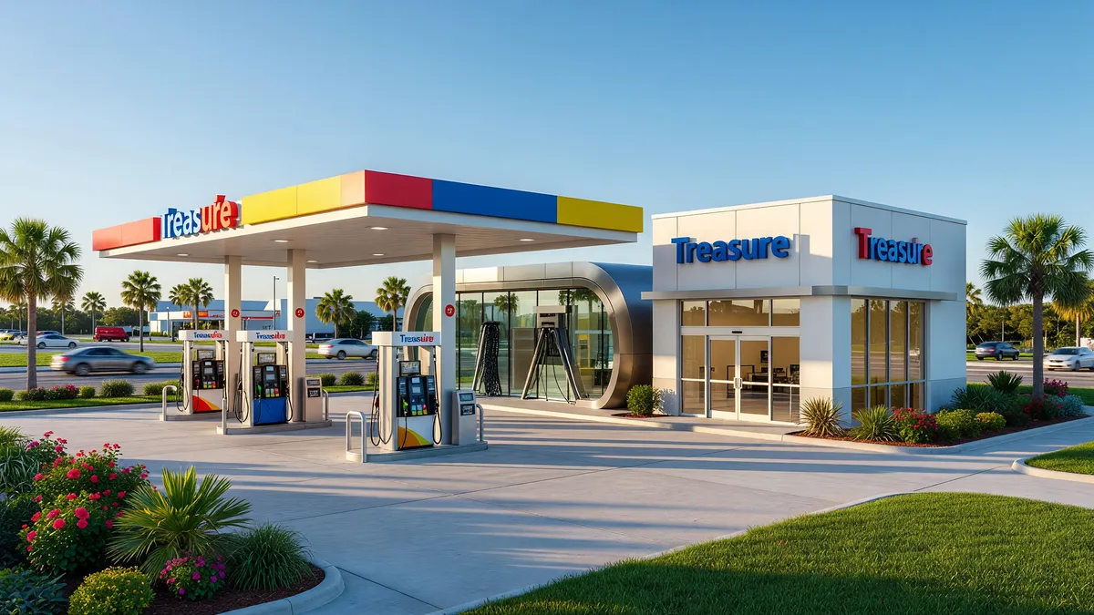 Branded Fuel Station and Car Wash for Sale in Florida