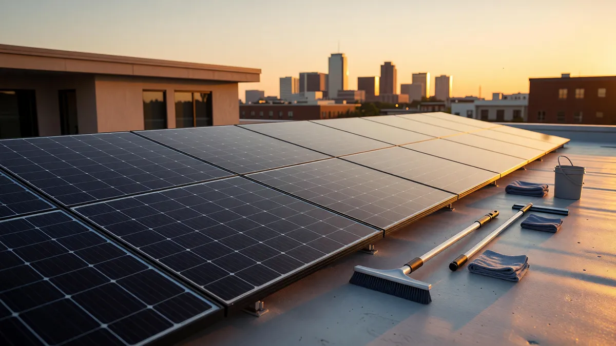 Opportunity in Solar Panel Cleaning & Maintenance Business