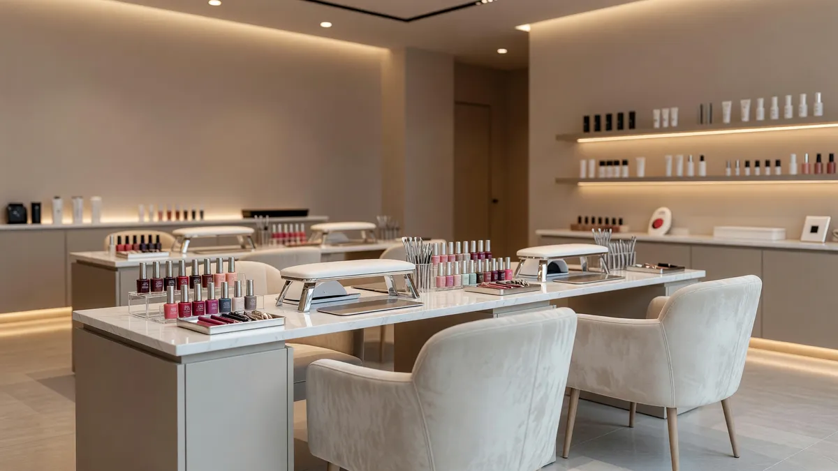 Elegant Russian Nail and Beauty Salon with Extensive Services