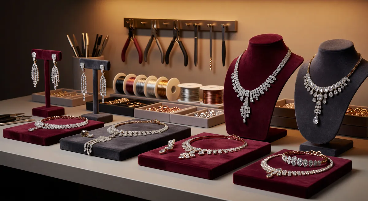 Semi-Absentee High Margin Costume Jewelry Biz! 100% Online Sales!