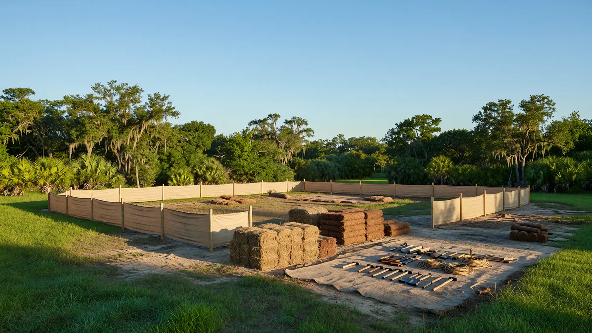 Well Established Erosion Control and Silt Fencing Business