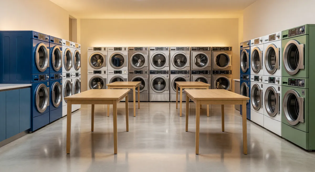 Turnkey, Modern Coin Laundry with Real Estate