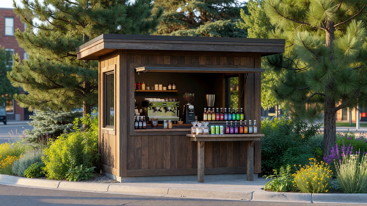 Exciting Drive Thru Espresso Stand